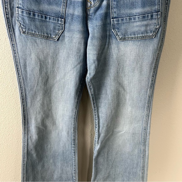 Porter Blue The Wanderer Flare Leg Jeans Gracie Denim  Boho Sailor Women’s 27 - Picture 6 of 12